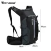 WEST HIKING/BIKING Ultralight Bike Bag With 2L Water Bladder