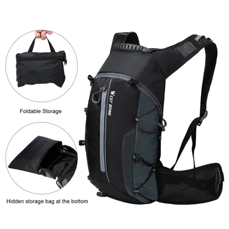 WEST HIKING/BIKING Ultralight Bike Bag With 2L Water Bladder