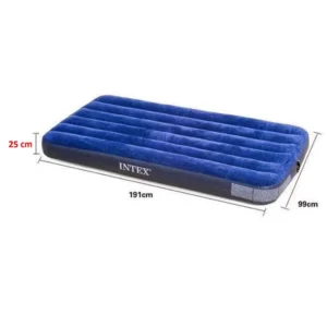 INTEX Inflatable Air bed Mattress Thick 25cm with Dura-Beam Standard Fibre Super Single
