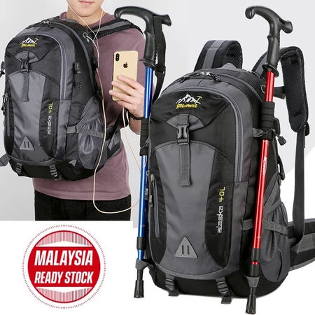 40L Hiking Backpack Waterproof Outdoor Backpack Beg Hiking (SC-049)