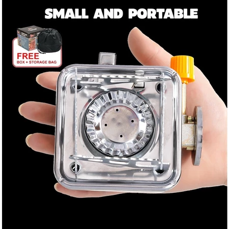 Folding Camping Mini Stove Outdoor Windproof Lotus Stove