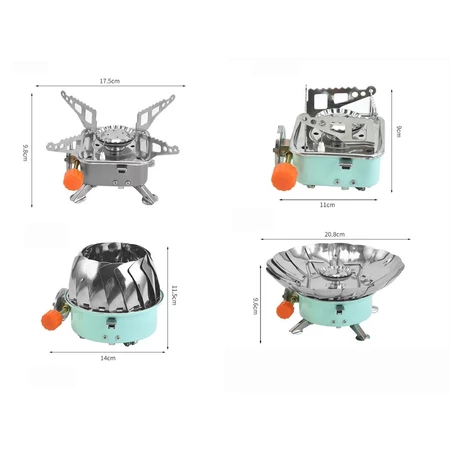 Folding Camping Mini Stove Outdoor Windproof Lotus Stove