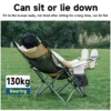 Portable Folding Recliner Lazy Chair Camping Chair