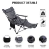 Portable Folding Recliner Lazy Chair Camping Chair