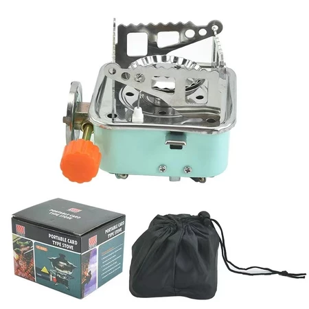 Folding Camping Mini Stove Outdoor Windproof Lotus Stove